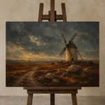 Premium Wall Art Yatay Html Edition – CP-IB-CE-H-004 displayed on a studio easel