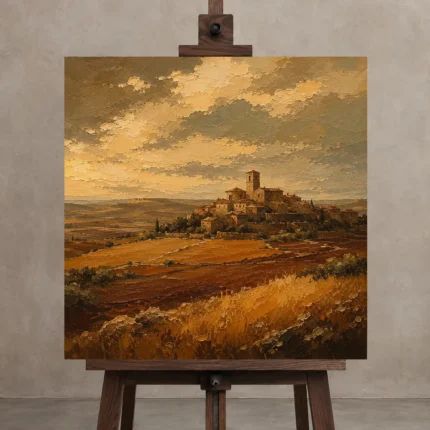 Premium Wall Art Kare Html Edition – CP-IB-CE-S-001 displayed on a studio easel