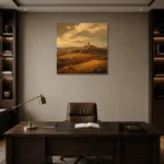 Premium Wall Art Kare Html Edition – CP-IB-CE-S-001 displayed in a contemporary gallery-inspired room