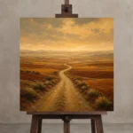 Premium Wall Art Kare Html Edition – CP-IB-CE-S-002 displayed on a studio easel