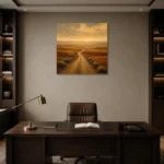 Premium Wall Art Kare Html Edition – CP-IB-CE-S-002 displayed in a contemporary gallery-inspired room