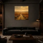 Premium Wall Art Kare Html Edition – CP-IB-CE-S-002 shown in a warm modern interior