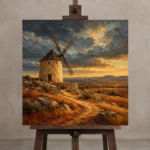 Premium Wall Art Kare Html Edition – CP-IB-CE-S-004 displayed on a studio easel
