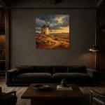 Premium Wall Art Kare Html Edition – CP-IB-CE-S-004 shown in a warm modern interior
