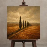 Premium Wall Art Kare Html Edition – CP-IB-CE-S-005 displayed on a studio easel