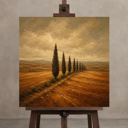 Premium Wall Art Kare Html Edition – CP-IB-CE-S-005 displayed on a studio easel