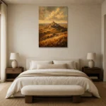 Premium Wall Art Dikey Html Edition – CP-IB-CE-V-001 showcased in an elegant minimalist interior