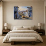 Premium Wall Art Yatay Html Edition – CP-IB-LA-H-002 showcased in an elegant minimalist interior