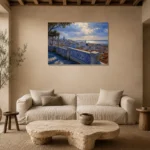 Premium Wall Art Yatay Html Edition – CP-IB-LA-H-003 presented in a sophisticated home setting