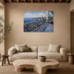 Premium Wall Art Yatay Html Edition – CP-IB-LA-H-005 presented in a sophisticated home setting