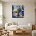 Premium Wall Art Kare Html Edition – CP-IB-LA-S-001 styled in a refined neutral interior
