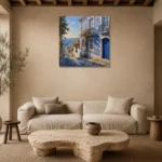 Premium Wall Art Kare Html Edition – CP-IB-LA-S-001 presented in a sophisticated home setting