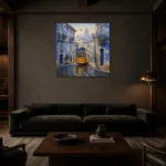 Premium Wall Art Kare Html Edition – CP-IB-LA-S-002 shown in a warm modern interior