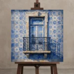 Premium Wall Art Kare Html Edition – CP-IB-LA-S-005 displayed on a studio easel