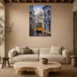 Premium Wall Art Dikey Html Edition – CP-IB-LA-V-002 presented in a sophisticated home setting