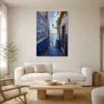 Premium Wall Art Dikey Html Edition – CP-IB-LA-V-004 styled in a refined neutral interior