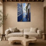 Premium Wall Art Dikey Html Edition – CP-IB-LA-V-004 presented in a sophisticated home setting