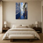 Premium Wall Art Dikey Html Edition – CP-IB-LA-V-004 showcased in an elegant minimalist interior