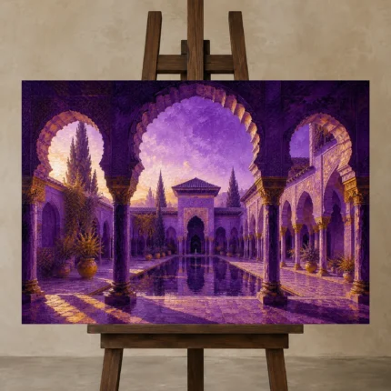 Premium Wall Art Yatay Html Edition – CP-IB-MR-H-001 displayed on a studio easel