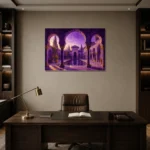 Premium Wall Art Yatay Html Edition – CP-IB-MR-H-001 displayed in a contemporary gallery-inspired room