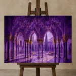 Premium Wall Art Yatay Html Edition – CP-IB-MR-H-002 displayed on a studio easel