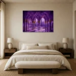 Premium Wall Art Yatay Html Edition – CP-IB-MR-H-002 showcased in an elegant minimalist interior
