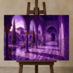 Premium Wall Art Yatay Html Edition – CP-IB-MR-H-003 displayed on a studio easel