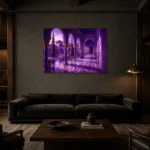Premium Wall Art Yatay Html Edition – CP-IB-MR-H-003 shown in a warm modern interior