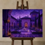 Premium Wall Art Yatay Html Edition – CP-IB-MR-H-004 displayed on a studio easel
