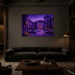 Premium Wall Art Yatay Html Edition – CP-IB-MR-H-004 shown in a warm modern interior
