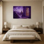 Premium Wall Art Yatay Html Edition – CP-IB-MR-H-005 showcased in an elegant minimalist interior