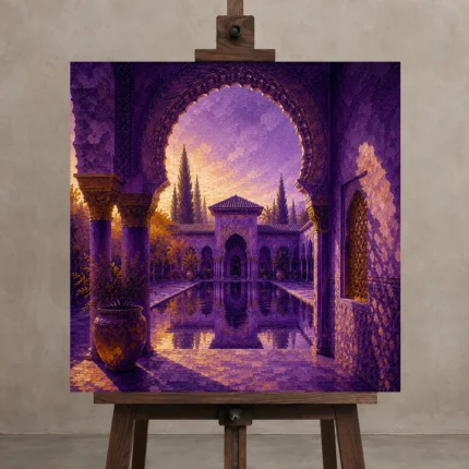 Premium Wall Art Kare Html Edition – CP-IB-MR-S-001 displayed on a studio easel