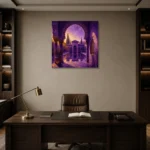 Premium Wall Art Kare Html Edition – CP-IB-MR-S-001 displayed in a contemporary gallery-inspired room