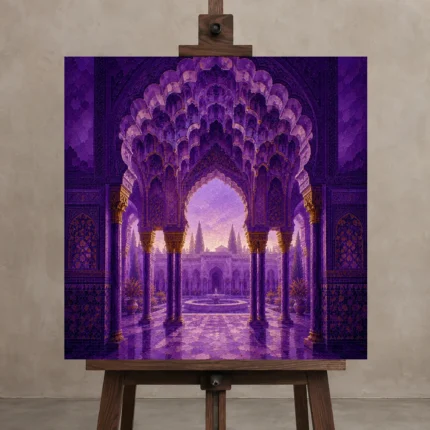 Premium Wall Art Kare Html Edition – CP-IB-MR-S-002 displayed on a studio easel
