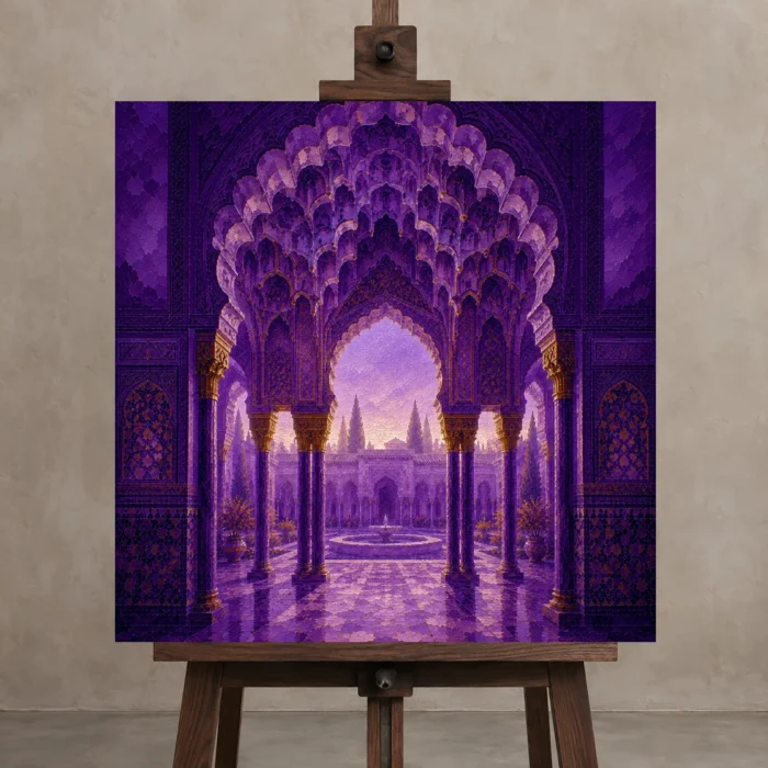 Premium Wall Art Kare Html Edition – CP-IB-MR-S-002 displayed on a studio easel