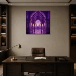 Premium Wall Art Kare Html Edition – CP-IB-MR-S-002 displayed in a contemporary gallery-inspired room