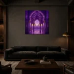 Premium Wall Art Kare Html Edition – CP-IB-MR-S-002 shown in a warm modern interior
