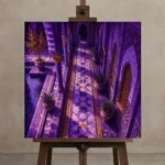 Premium Wall Art Kare Html Edition – CP-IB-MR-S-003 displayed on a studio easel