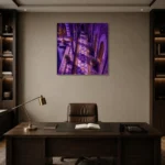 Premium Wall Art Kare Html Edition – CP-IB-MR-S-003 displayed in a contemporary gallery-inspired room