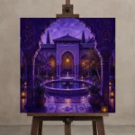 Premium Wall Art Kare Html Edition – CP-IB-MR-S-004 displayed on a studio easel