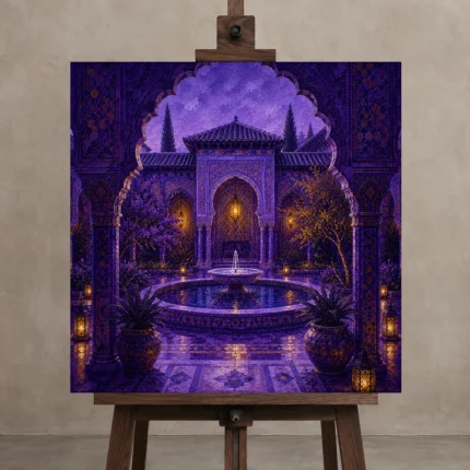 Premium Wall Art Kare Html Edition – CP-IB-MR-S-004 displayed on a studio easel