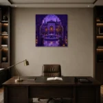 Premium Wall Art Kare Html Edition – CP-IB-MR-S-004 displayed in a contemporary gallery-inspired room