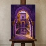 Premium Wall Art Dikey Html Edition – CP-IB-MR-V-001 displayed on a studio easel