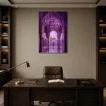 Premium Wall Art Dikey Html Edition – CP-IB-MR-V-002 displayed in a contemporary gallery-inspired room