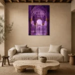 Premium Wall Art Dikey Html Edition – CP-IB-MR-V-002 presented in a sophisticated home setting