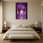 Premium Wall Art Dikey Html Edition – CP-IB-MR-V-002 showcased in an elegant minimalist interior