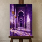 Premium Wall Art Dikey Html Edition – CP-IB-MR-V-003 displayed on a studio easel