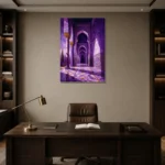 Premium Wall Art Dikey Html Edition – CP-IB-MR-V-003 displayed in a contemporary gallery-inspired room