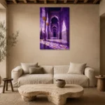 Premium Wall Art Dikey Html Edition – CP-IB-MR-V-003 presented in a sophisticated home setting