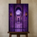 Premium Wall Art Dikey Html Edition – CP-IB-MR-V-004 displayed on a studio easel